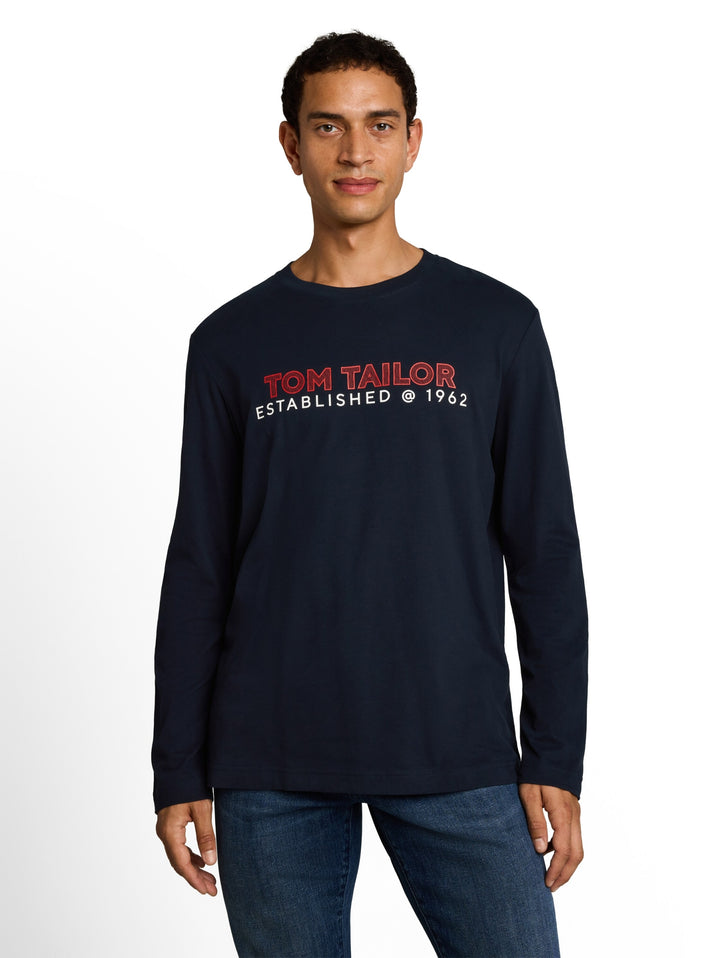 printed longsleeve, sky captain blue 10668 Bild 6