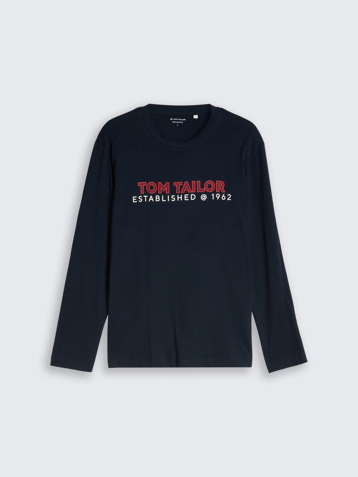 printed longsleeve, sky captain blue 10668 Bild 7