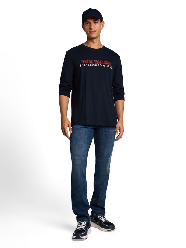 printed longsleeve, sky captain blue 10668 Bild 9