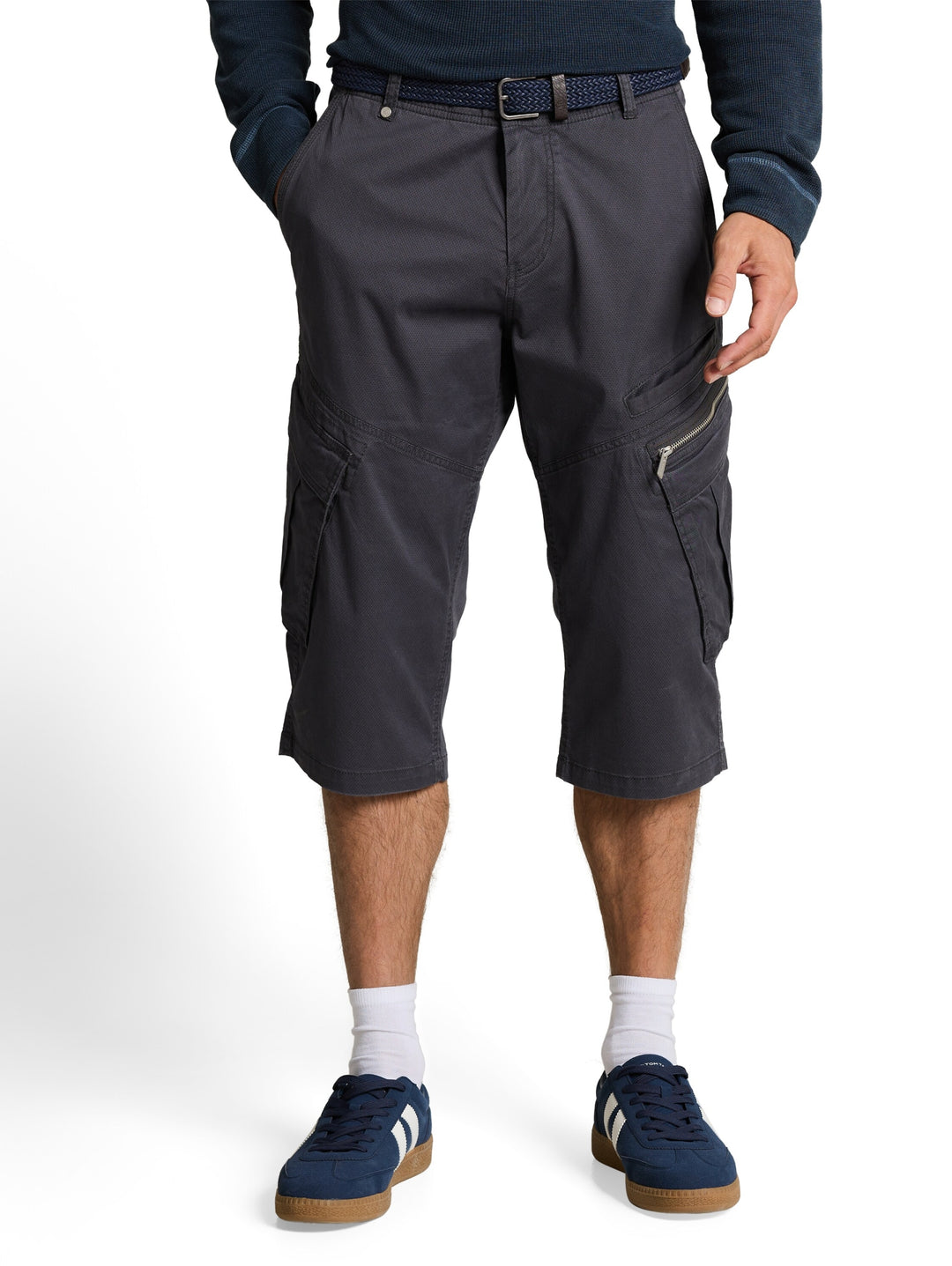 printed max overknee, grey mini weave print 39606 Bild 2
