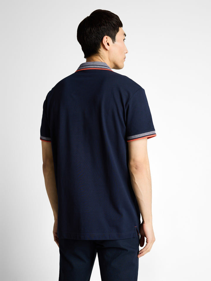printed polo, sky captain blue 10668 Bild 4
