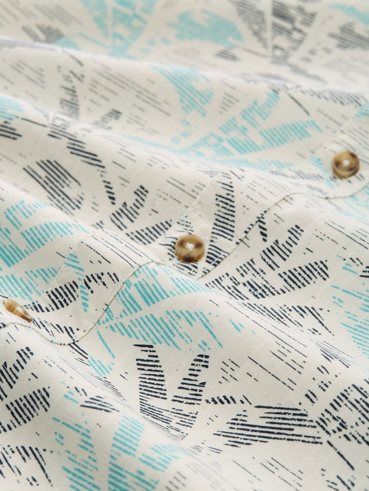 printed shirt, off white navy palm design 39713 Bild 8