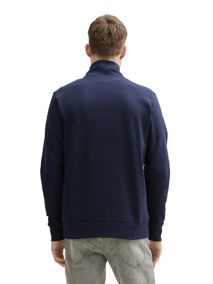 printed stand-up sweat jacket, sky captain blue 10668 Bild 4