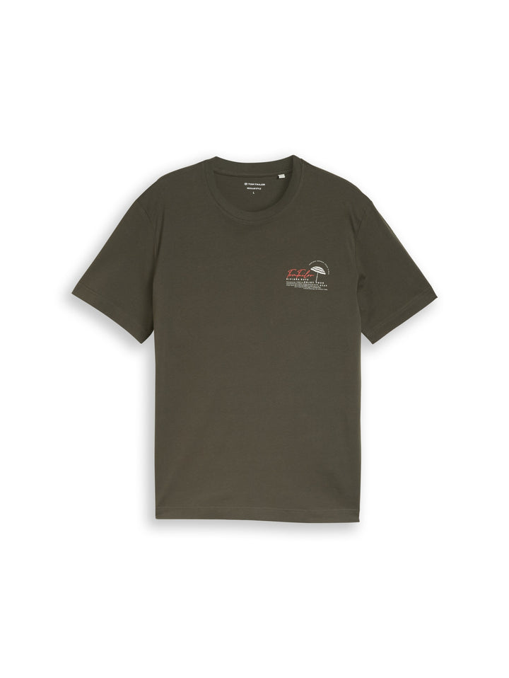 printed t-shirt, deep leaf green 26543 Bild 1