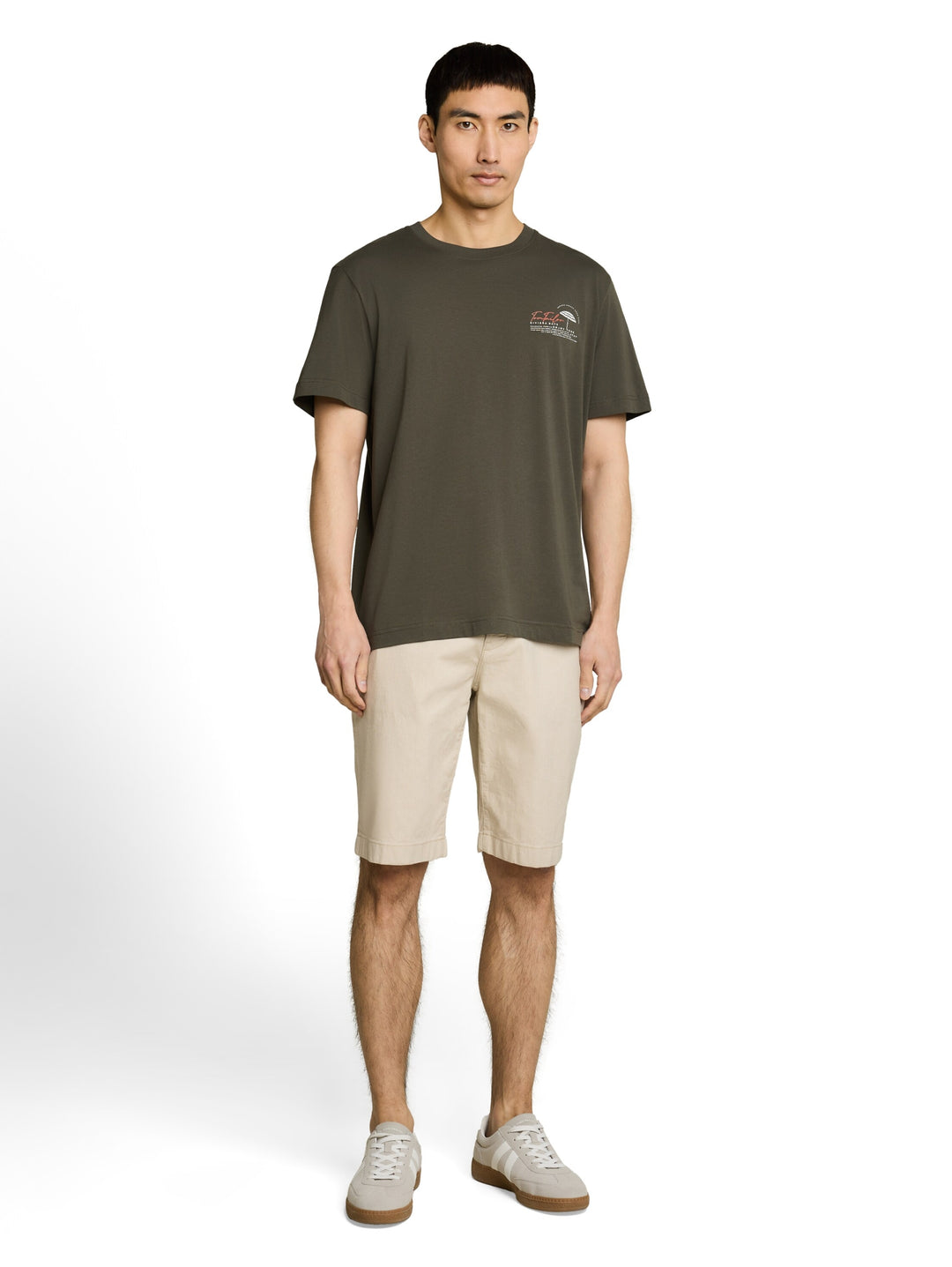 printed t-shirt, deep leaf green 26543 Bild 3