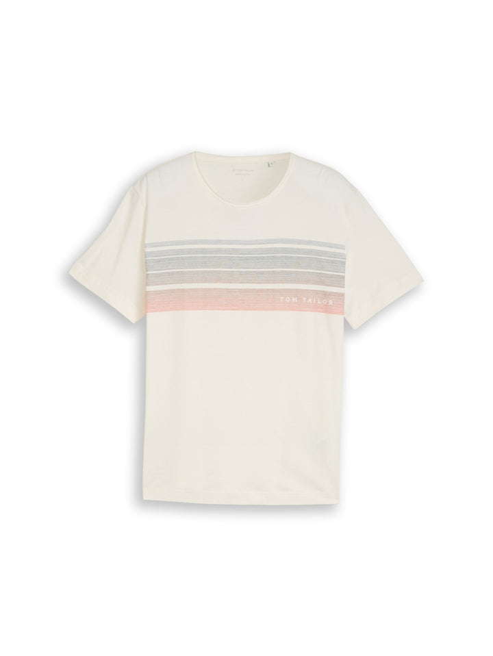 printed t-shirt, Gardenia White 10348 Bild 1