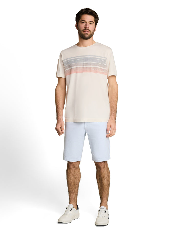 printed t-shirt, Gardenia White 10348 Bild 3