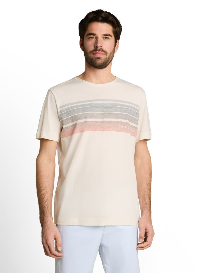 printed t-shirt, Gardenia White 10348 Bild 5