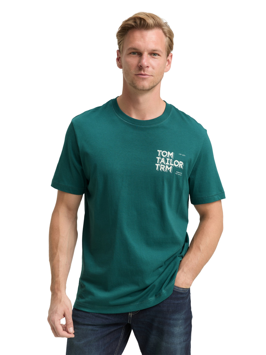 printed t-shirt, Jasper Green 14171 Bild 6