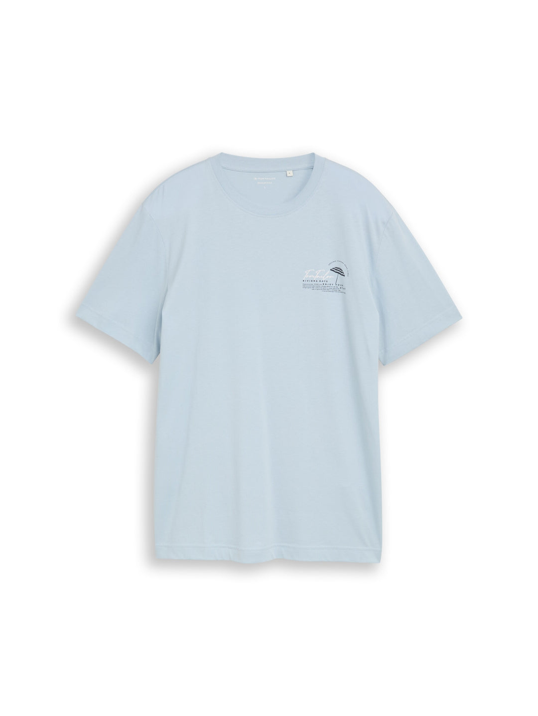 printed t-shirt, light blue grey 35249 Bild 1