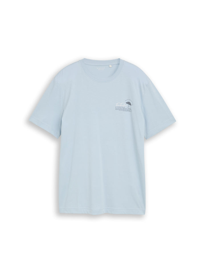 printed t-shirt, light blue grey 35249 Bild 1