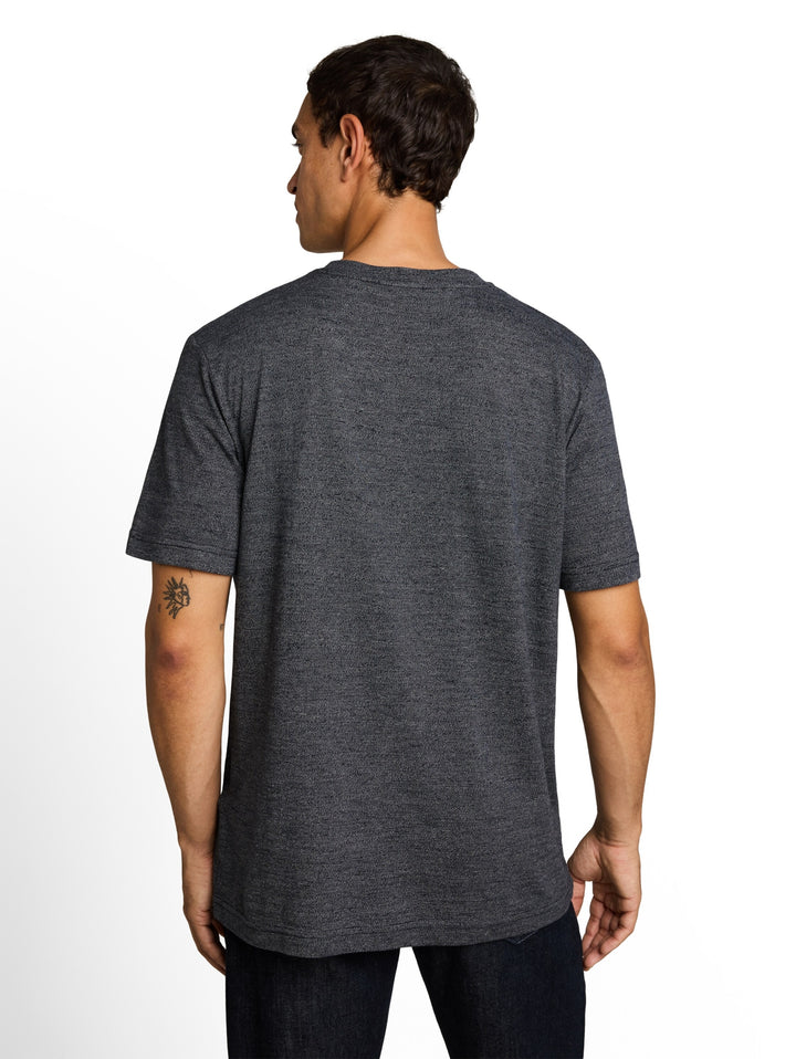 printed t-shirt, navy gardenia white injected 40038 Bild 4