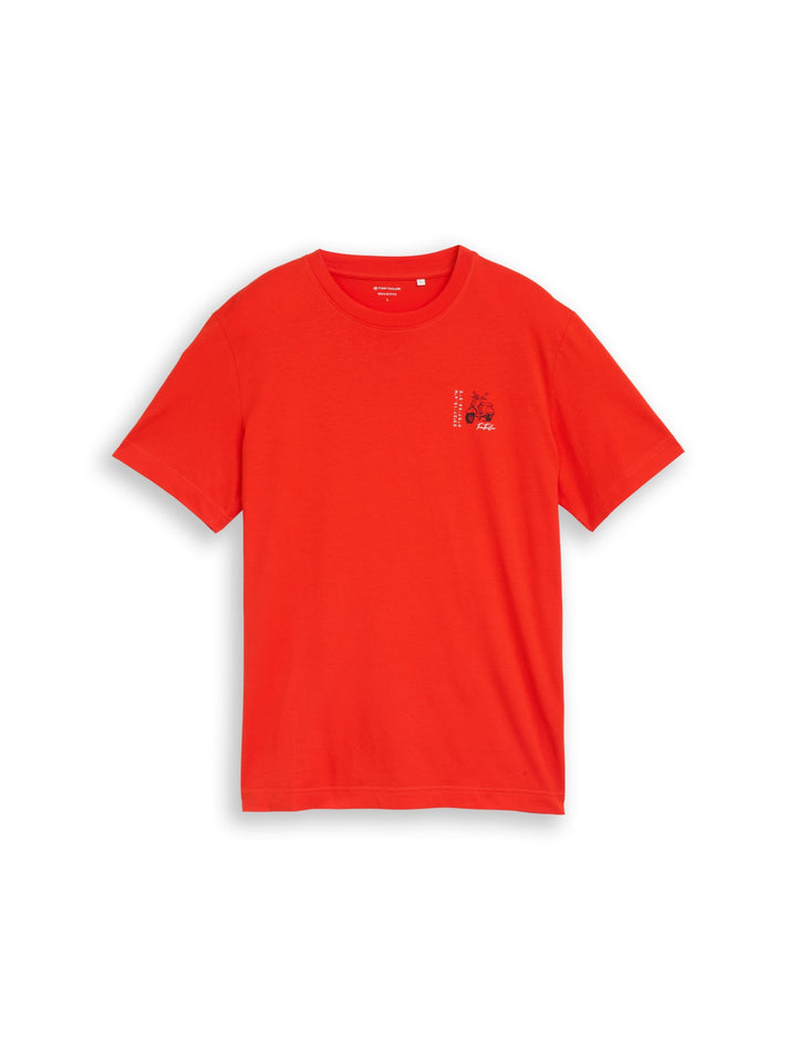 printed t-shirt, orange red 18787 Bild 1