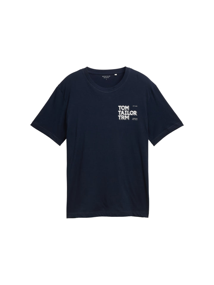 printed t-shirt, sky captain blue 10668 Bild 1