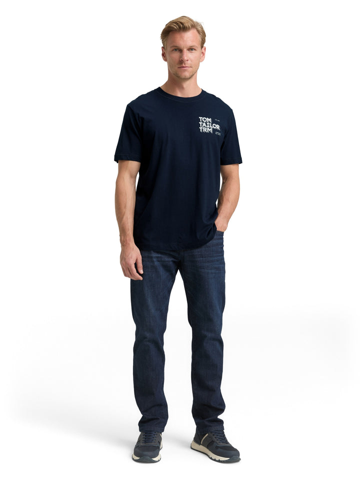 printed t-shirt, sky captain blue 10668 Bild 3