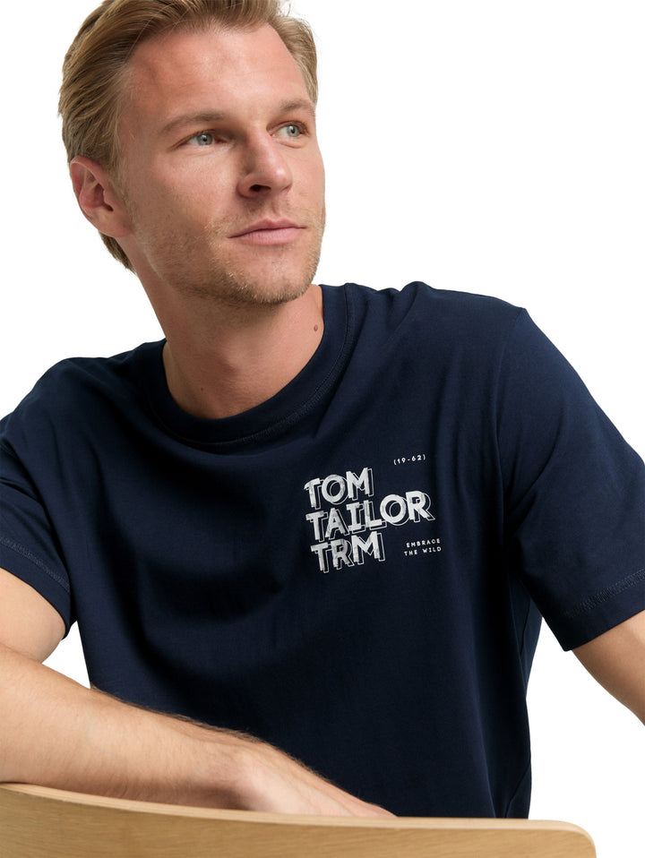printed t-shirt, sky captain blue 10668 Bild 6
