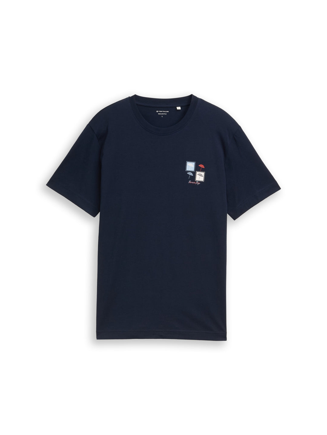 printed t-shirt, sky captain blue 10668 Bild 1