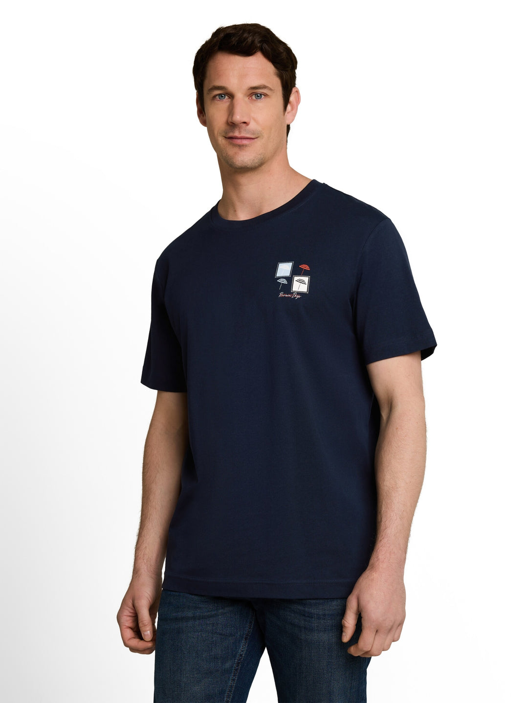 printed t-shirt, sky captain blue 10668 Bild 6