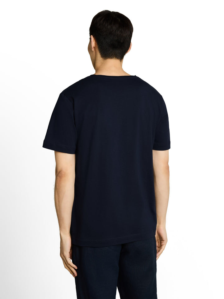 printed t-shirt, sky captain blue 10668 Bild 4