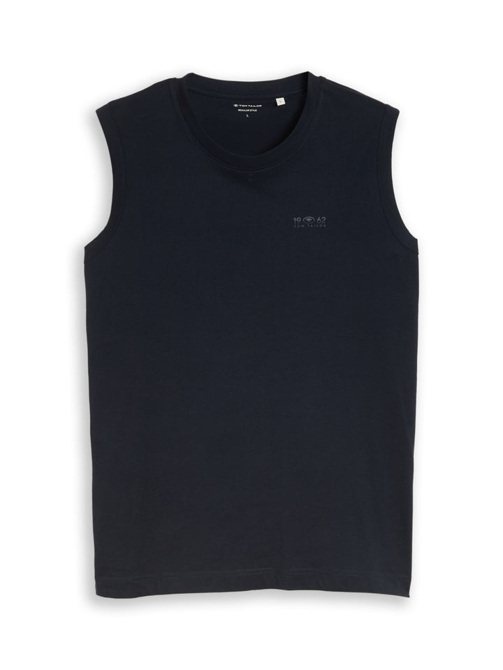 printed tanktop, sky captain blue 10668 Bild 1