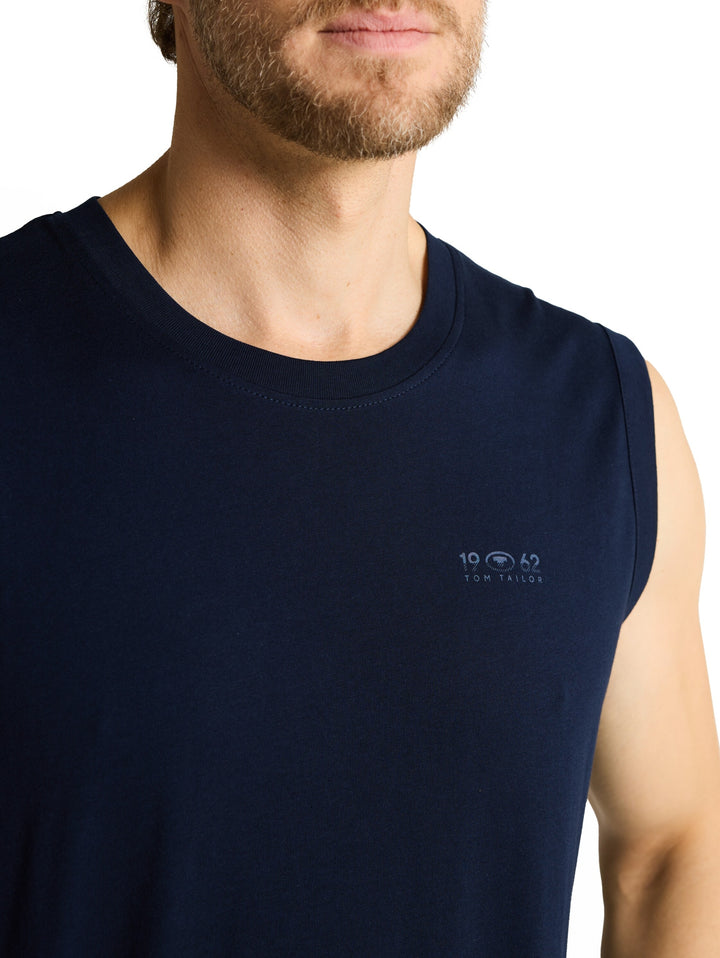 printed tanktop, sky captain blue 10668 Bild 6