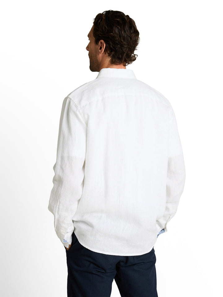 pure linen shirt, White 20000 Bild 10
