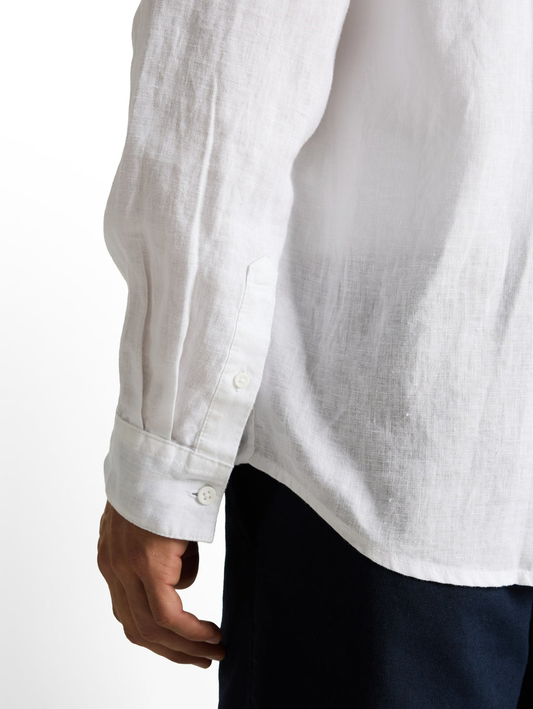 pure linen shirt, White 20000 Bild 12