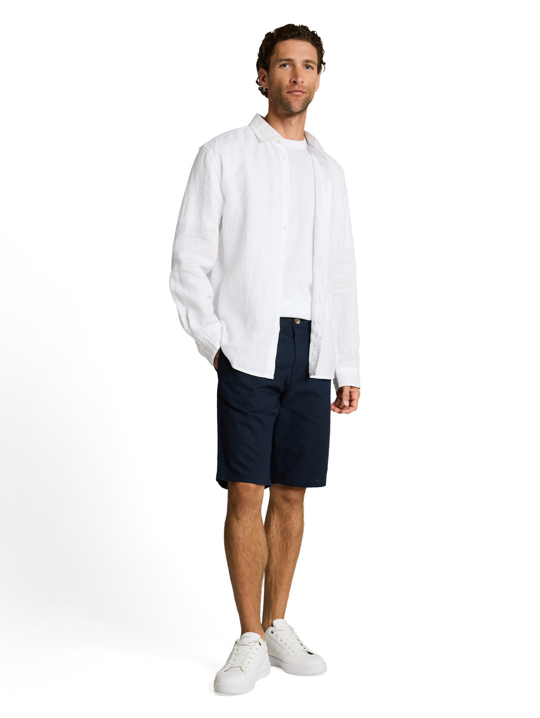 pure linen shirt, White 20000 Bild 3