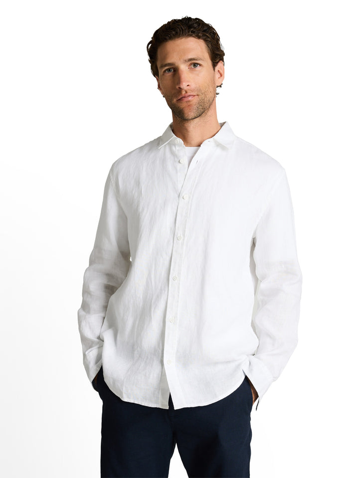 pure linen shirt, White 20000 Bild 5
