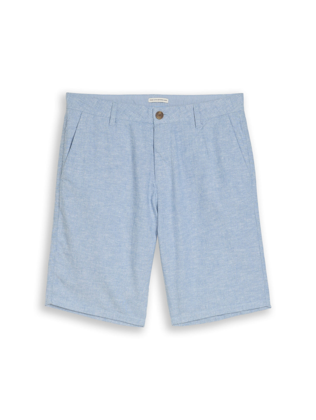 regular cotton linen chino sho, bleeched blue chambray 39542 Bild 1