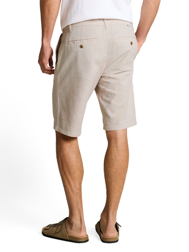 regular cotton linen chino sho, cashew beige chambray 39587 Bild 5