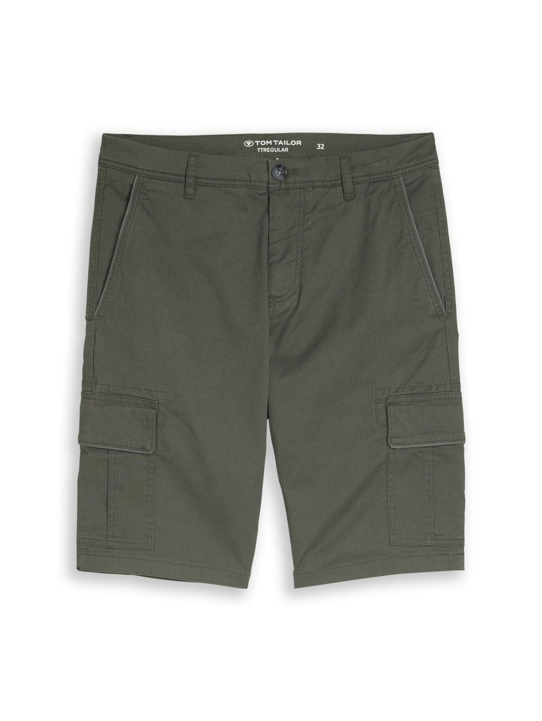regular printed cargo short, khaki mini geometric print 39611 Bild 1