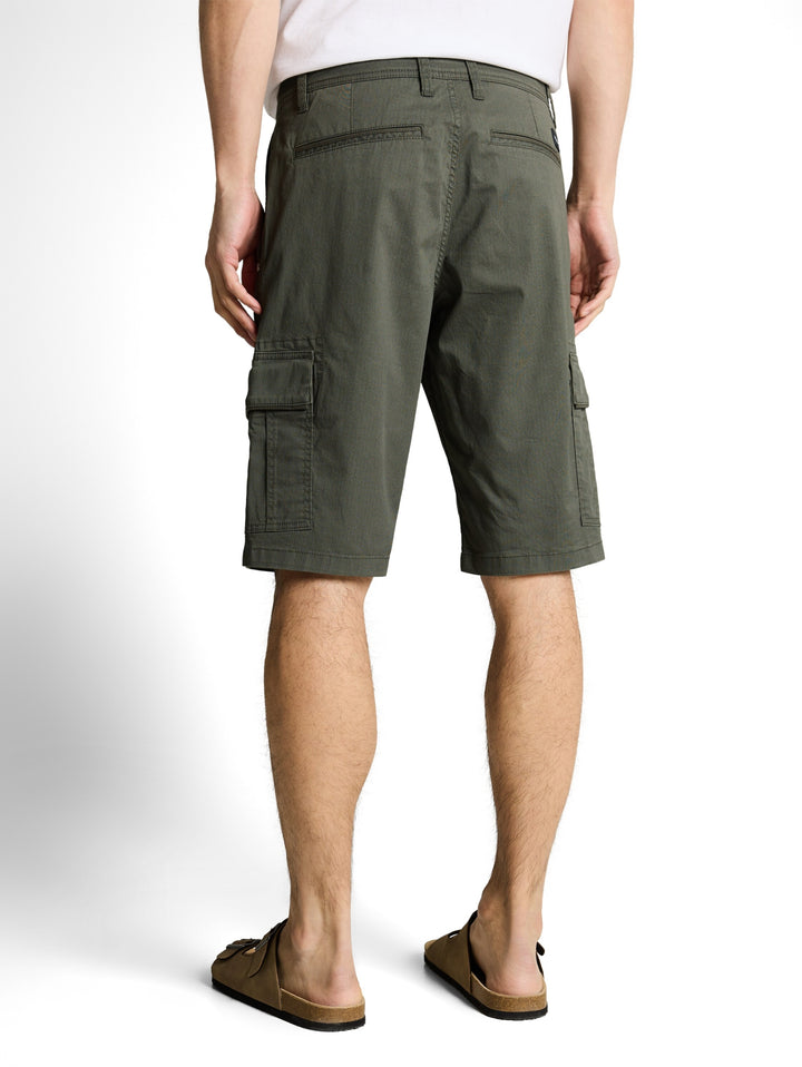 regular printed cargo short, khaki mini geometric print 39611 Bild 4