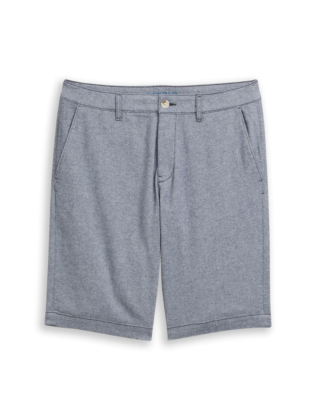 regular structured chino short, navy structure 40334 Bild 1