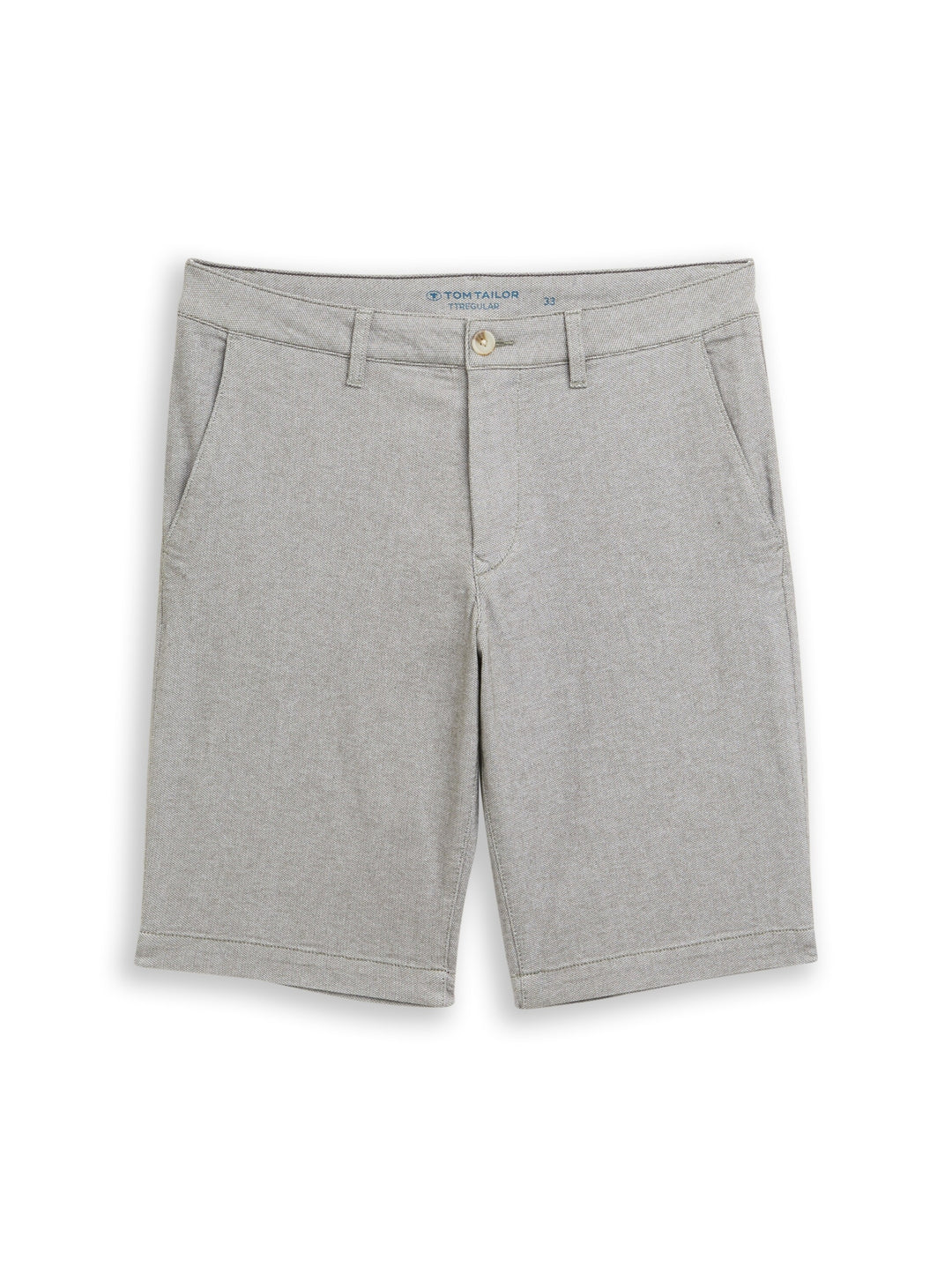 regular structured chino short, deep leaf green structure 40336 Bild 1