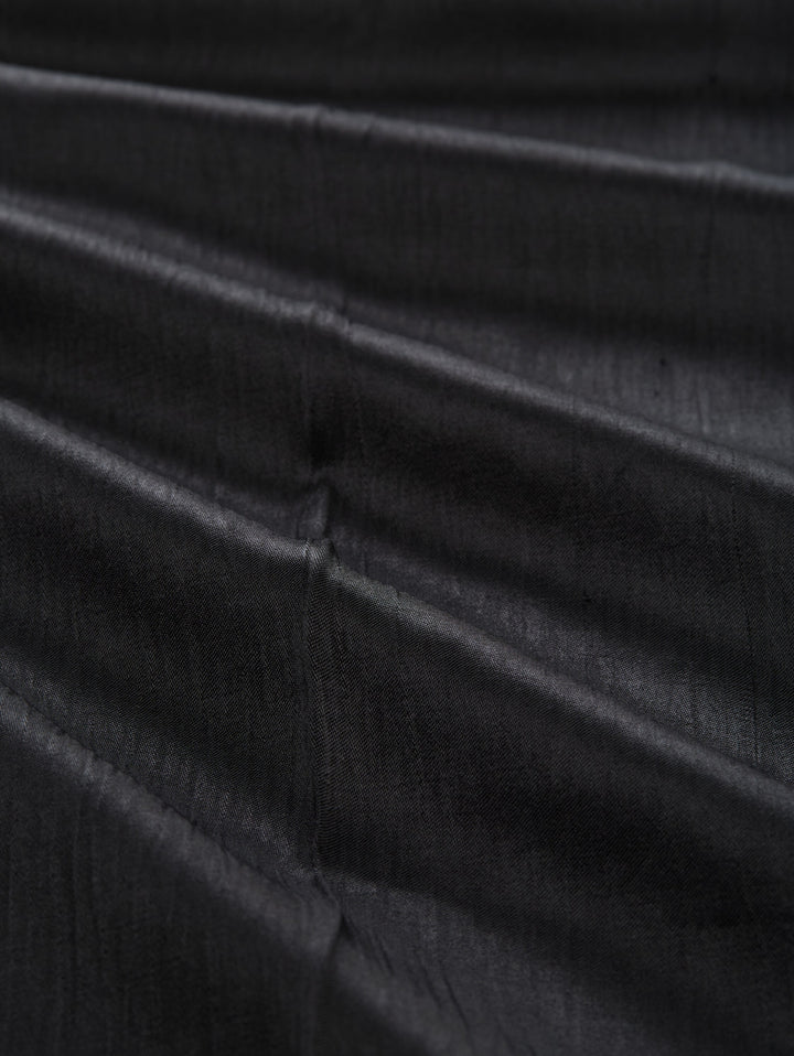 satin wide leg pants, deep black 14482 Bild 3
