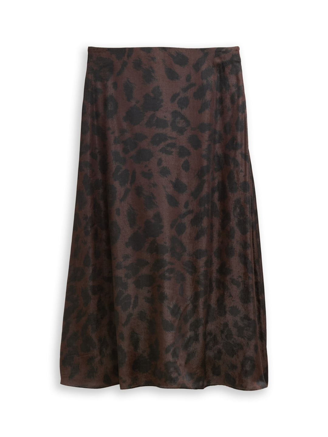 skirt satin, brown black big leo print 39039 Bild 1