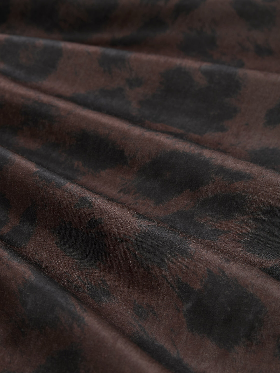 skirt satin, brown black big leo print 39039 Bild 3