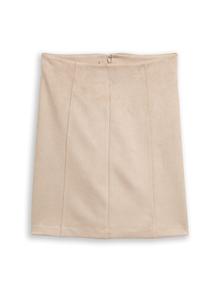 skirt suede optic, soft taupe grey 32208 Bild 1