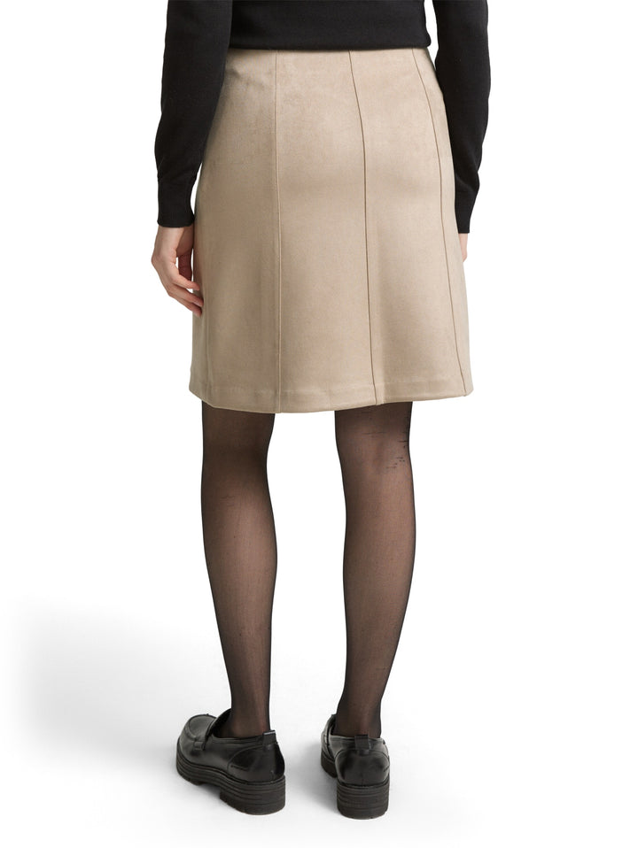 skirt suede optic, soft taupe grey 32208 Bild 4