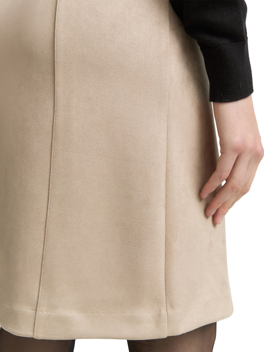 skirt suede optic, soft taupe grey 32208 Bild 5