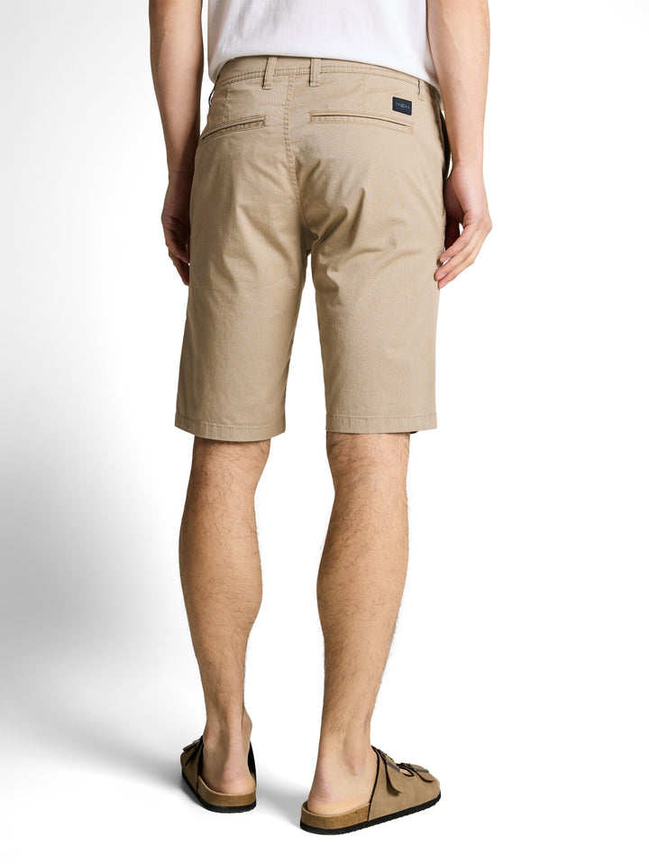 slim printed chino shorts, beige mini geometric print 39609 Bild 4