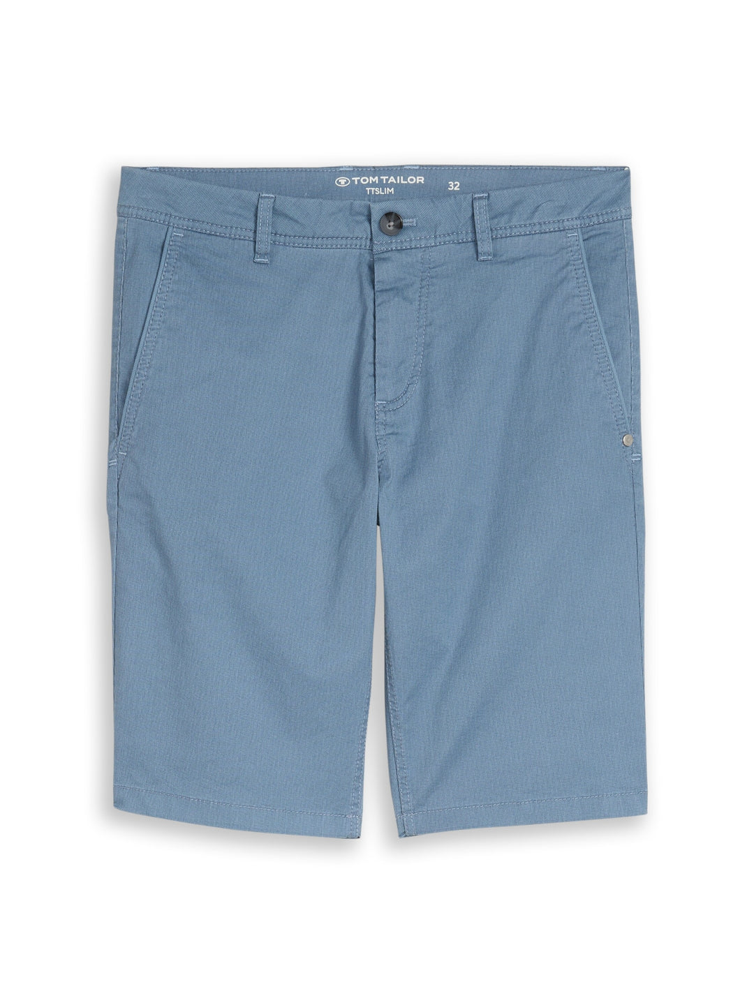 slim printed chino shorts, blue mini geometric print 39607 Bild 1