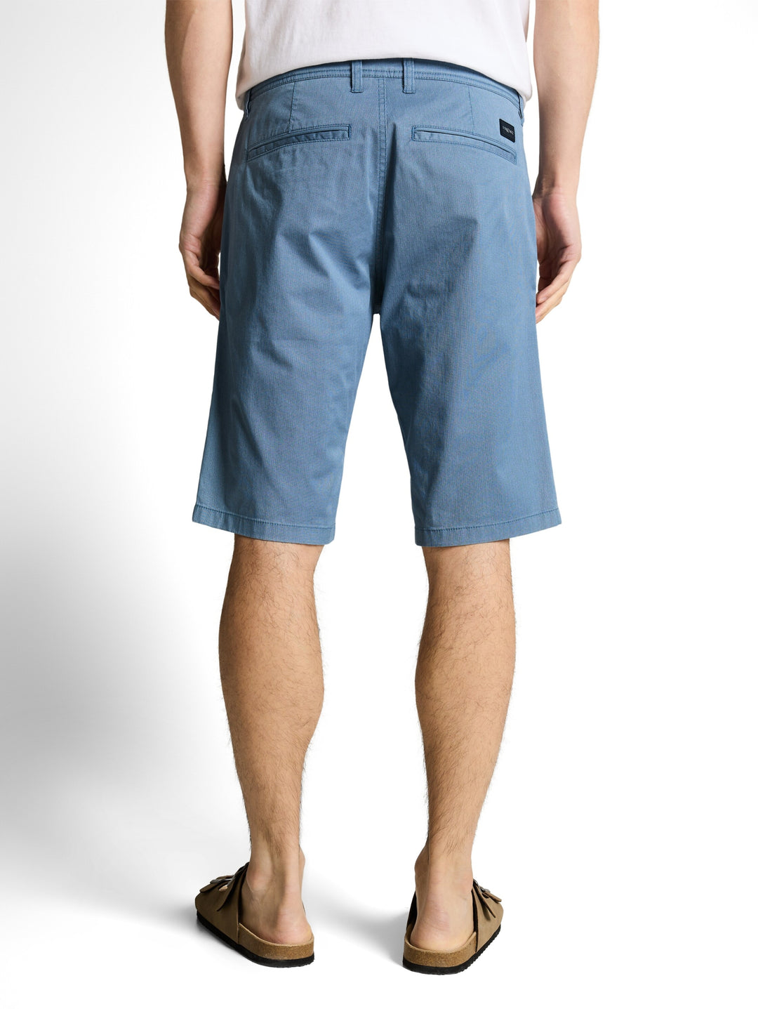 slim printed chino shorts, blue mini geometric print 39607 Bild 4