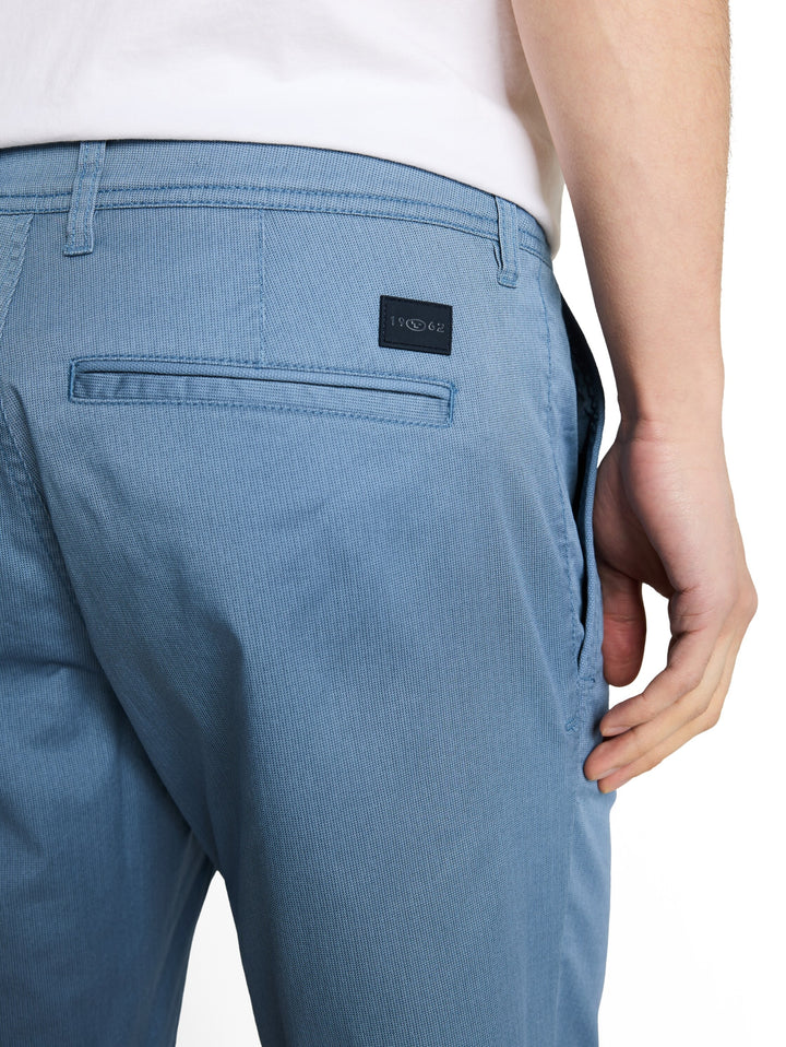 slim printed chino shorts, blue mini geometric print 39607 Bild 5