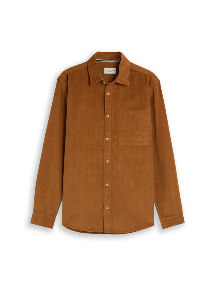 soft corduroy shirt, bright camel brown 19054 Bild 1