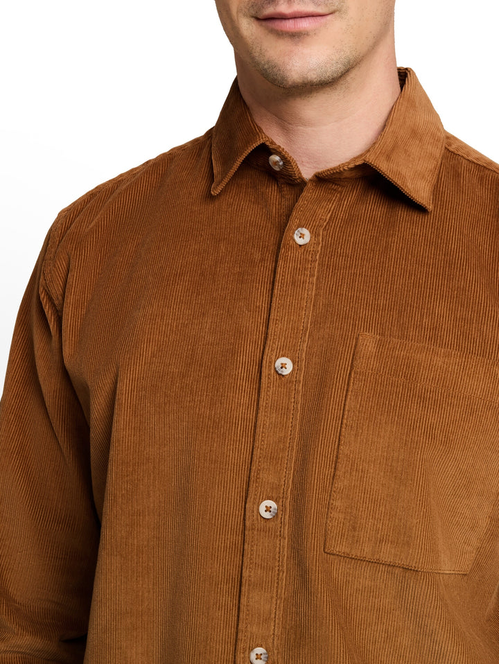soft corduroy shirt, bright camel brown 19054 Bild 6