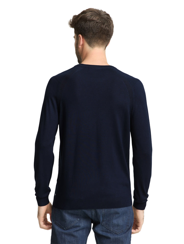 soft crew neck pullover, sky captain blue 10668 Bild 4