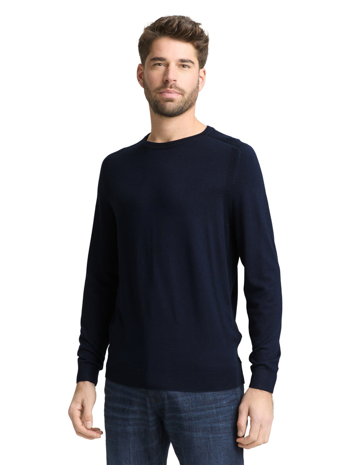 soft crew neck pullover, sky captain blue 10668 Bild 5