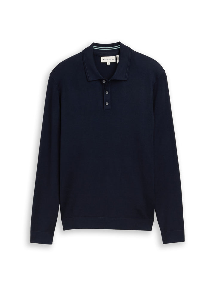 soft knit polo, sky captain blue 10668 Bild 1
